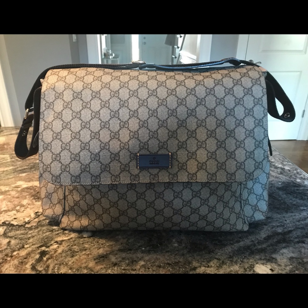 100% AUTHENTIC Gucci GG plus diaper bag